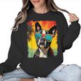 Dog Boston Terrier Hawaiian Women Crewneck Sweatshirt, trending gift