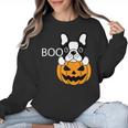 The Halloween Boston Terrier Women Crewneck Sweatshirt, Boston Terrier Halloween Gifts, trending gift