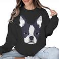 Kids Boston Terrier Dog For Women And Girls Women Crewneck Sweatshirt, trending gift