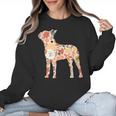 Vintage Floral Boston Terrier For Dog Lover Women Crewneck Sweatshirt, trending gift