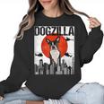 Vintage Japanese Dogzilla Boston Terrier Women Crewneck Sweatshirt, trending gift