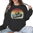 Vintage Retro The Pool Boy Women Crewneck Sweatshirt, trending gift