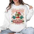 Boston Terrier My Christmas Spirit Dog Santa Claus X-Mas Women Crewneck Sweatshirt, Boston Terrier Christmas Gifts, trending gift