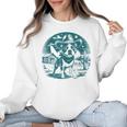 Boston Terrier Cowboy UFO Shirt Vintage Western Dog Mom Tee Women Crewneck Sweatshirt, Mom Gifts, Boston Terrier Mom Gifts, trending gift