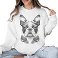 Boston Terrier Dog Bostie Nature Memorial Idea Men Women Women Crewneck Sweatshirt, trending gift