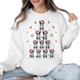 Boston Terrier Xmas Tree Lights For Men Women Boston Terrier Women Crewneck Sweatshirt, trending gift