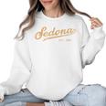 Retro Sedona Script Vintage Throwback Kids Women Crewneck Sweatshirt, trending gift