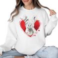 Valentine's Day Boston Terrier Dog Women Crewneck Sweatshirt, trending gift