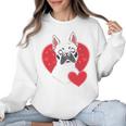 Valentine's Day Boston Terrier Women Crewneck Sweatshirt, trending gift