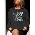 Best Dog Dad Ever Boston Terrier Dog Lover For Dad Men Women Girls Kids Women Crewneck Sweatshirt, Boston Terrier Dad Sweatshirts, funny gift
