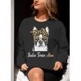 Birthday And Mother's Day -Boston Terrier Mom Women Crewneck Sweatshirt, funny gift