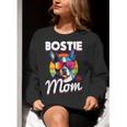 Boston Terrier Bostie Dog Breed Pet Bostie Mom Women Crewneck Sweatshirt, Boston Terrier Mom Sweatshirts, funny gift