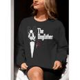 Boston Terrier Dad The DogFather Shirt Boston Terrier Women Crewneck Sweatshirt, Boston Terrier Dad Sweatshirts, funny gift