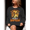 My Boston Terrier Dog Rides Shotgun Witch Halloween Men Women Women Crewneck Sweatshirt, Boston Terrier Halloween Sweatshirts, funny gift