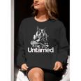 Boston Terrier Dog Untamed For Men Women Women Crewneck Sweatshirt, funny gift
