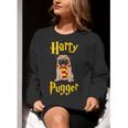 Lovely Harry Pugger Pug Women Crewneck Sweatshirt, funny gift