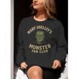 Mary Shelley's Monster Fan Club Gothic Horror Parody Women Crewneck Sweatshirt, funny gift