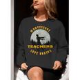 Montessori Teachers Love Brains Halloween Novelty Men Women Women Crewneck Sweatshirt, funny gift