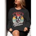 Retro Life Is Better With Boston Terrier Mom Dog Lover Women Crewneck Sweatshirt, Boston Terrier Mom Sweatshirts, funny gift