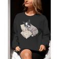 Sleepy Boston Terrier Pajama Men Women Kids Women Crewneck Sweatshirt, funny gift