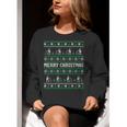 Ugly Sweater Boston Terrier Dog Christmas Dog Lover Xmas Men Women Kids Women Crewneck Sweatshirt, Boston Terrier Christmas Sweatshirts, funny gift