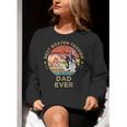 Vintage Best Boston Terrier Dad Ever Dog Father Father's Day Men Girls Kids Women Crewneck Sweatshirt, Boston Terrier Dad Sweatshirts, funny gift
