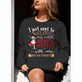 Watch Christmas Movies With My Boston Terrier Bostie Women Crewneck Sweatshirt, Boston Terrier Christmas Sweatshirts, funny gift