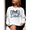 Boston Terrier Dog Dad Women Crewneck Sweatshirt, Boston Terrier Dad Sweatshirts, funny gift