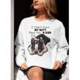 Boston Terrier Shirt I Didn't Fart My Butt Blew You A Kiss Women Crewneck Sweatshirt, funny gift