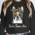 Birthday And Mother's Day -Boston Terrier Mom Women Crewneck Sweatshirt, Mom Gifts, funny design
