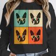 Bostie Dog Lover Boston Terrier With Sunglasses For Men Women Girls Kids Women Crewneck Sweatshirt, funny design