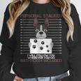 Boston Terrier American Gentleman Personal Stalker Dog Lover Women Crewneck Sweatshirt, American Boston Terrier Gifts, funny design