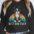Boston Terrier Boston-Bulldog For Men Women Girls Kids Women Crewneck Sweatshirt, funny design