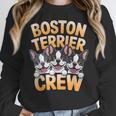 Boston Terrier Crew Cartoon For Dog Owner Pet Boston Terrier Women Crewneck Sweatshirt, funny design