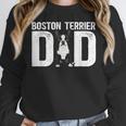 Boston Terrier Dad Of A Bostie Dad Bostie Father Women Crewneck Sweatshirt, Boston Terrier Dad Gifts, funny design
