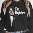 Boston Terrier Dad The DogFather Shirt Boston Terrier Women Crewneck Sweatshirt, Boston Terrier Dad Gifts, funny design