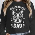 Boston Terrier Dad Boston Terrier Women Crewneck Sweatshirt, Boston Terrier Dad Gifts, funny design