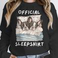 Boston Terrier Dog Official Sleepshirt Pajamas Nightgown Men Women Girls Kids Women Crewneck Sweatshirt, funny design