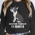 Boston Terrier Dog Owner Grandma Women Crewneck Sweatshirt, funny design