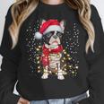 Boston Terrier Dog Ugly Christmas Dog Xmas For Men Women Kids Women Crewneck Sweatshirt, Boston Terrier Christmas Gifts, funny design