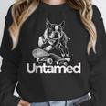 Boston Terrier Dog Untamed For Men Women Women Crewneck Sweatshirt, funny design
