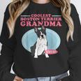 Boston Terrier Grandma Bostie Dog Owner Boston Terrier Men Women Women Crewneck Sweatshirt, funny design