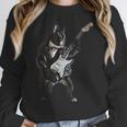 Boston Terrier Guitar Women Crewneck Sweatshirt, funny design