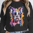 Boston Terrier Lover Pop Art Color Boston Terrier Dog For Men Women Girls Kids Women Crewneck Sweatshirt, funny design