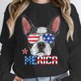 Boston Terrier Merica 4th Of July T Shirt Men Boys Dog Puppy Women Crewneck Sweatshirt, Boston Terrier 4th Of July Gifts, funny design