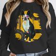 Boston Terrier s Mid-Century Modern Art s Street Grunge Women Crewneck Sweatshirt, funny design