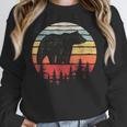 Catch Some Rays Vintage Retro Grizzly Bear Women Crewneck Sweatshirt, funny design