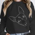 Dog American Hairless Terrier Women Crewneck Sweatshirt, funny design