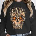 Halloween Costume Skull Boston Terrier Dog Lover For Men Women Kids Women Crewneck Sweatshirt, Boston Terrier Halloween Gifts, funny design