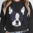 Kids Boston Terrier Dog For Women And Girls Women Crewneck Sweatshirt, funny design